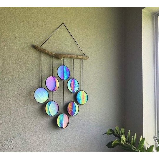 Rainbow Moon Phase Haning Wall Decor