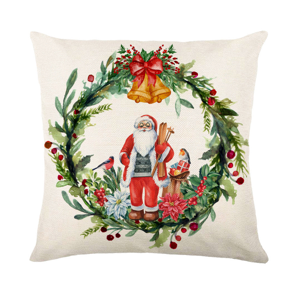 Christmas Themed Throw Pillow covers