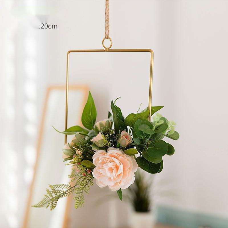 Floral hanging art decor