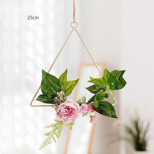 Floral hanging art decor