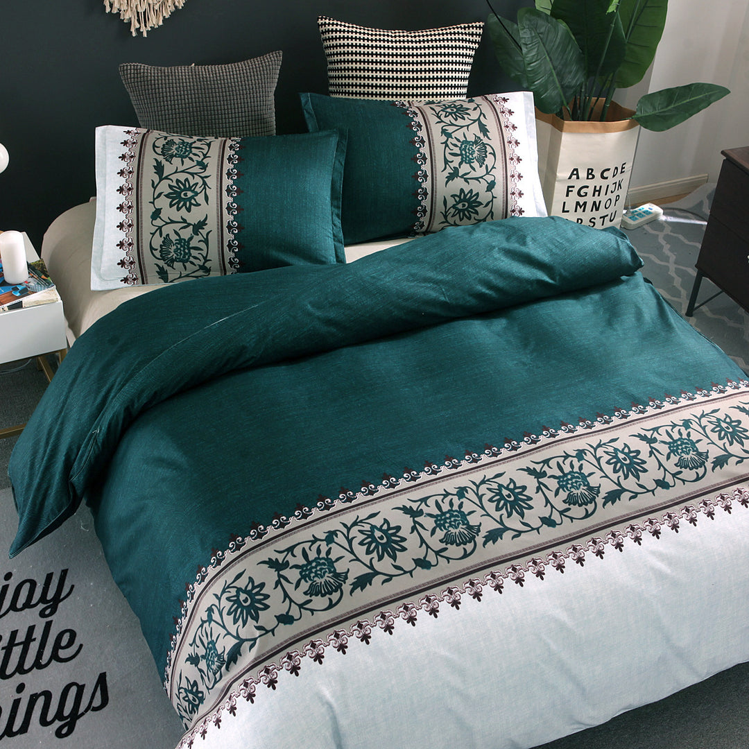 Simple Decorative Patterned Bed Set