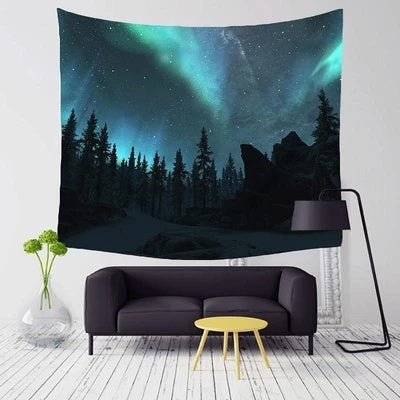 Deep Blue Sky Decorative Tapestry