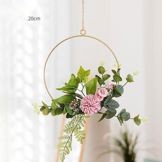 Floral hanging art decor