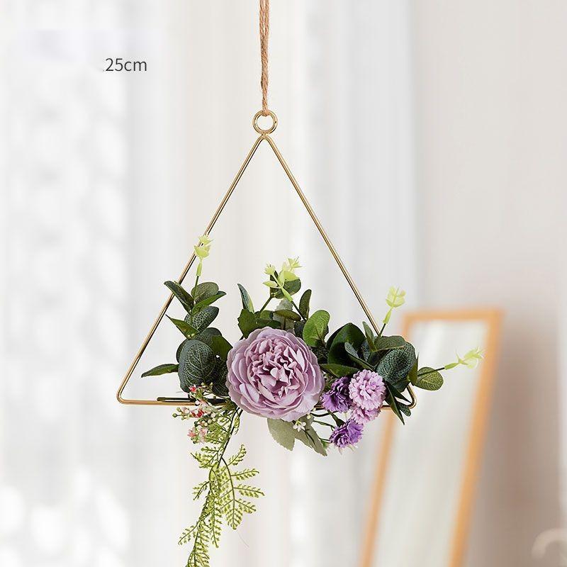 Floral hanging art decor