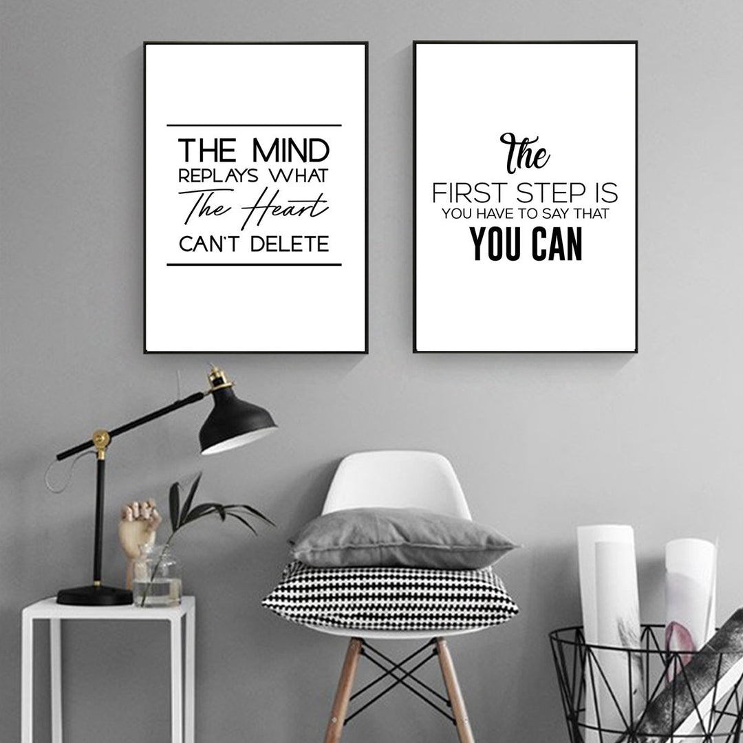 Motivational Phrase Canvas Wall-Art