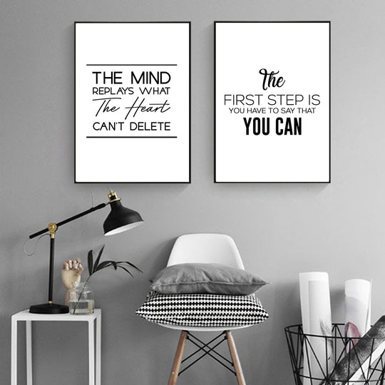 Motivational Phrase Canvas Wall-Art
