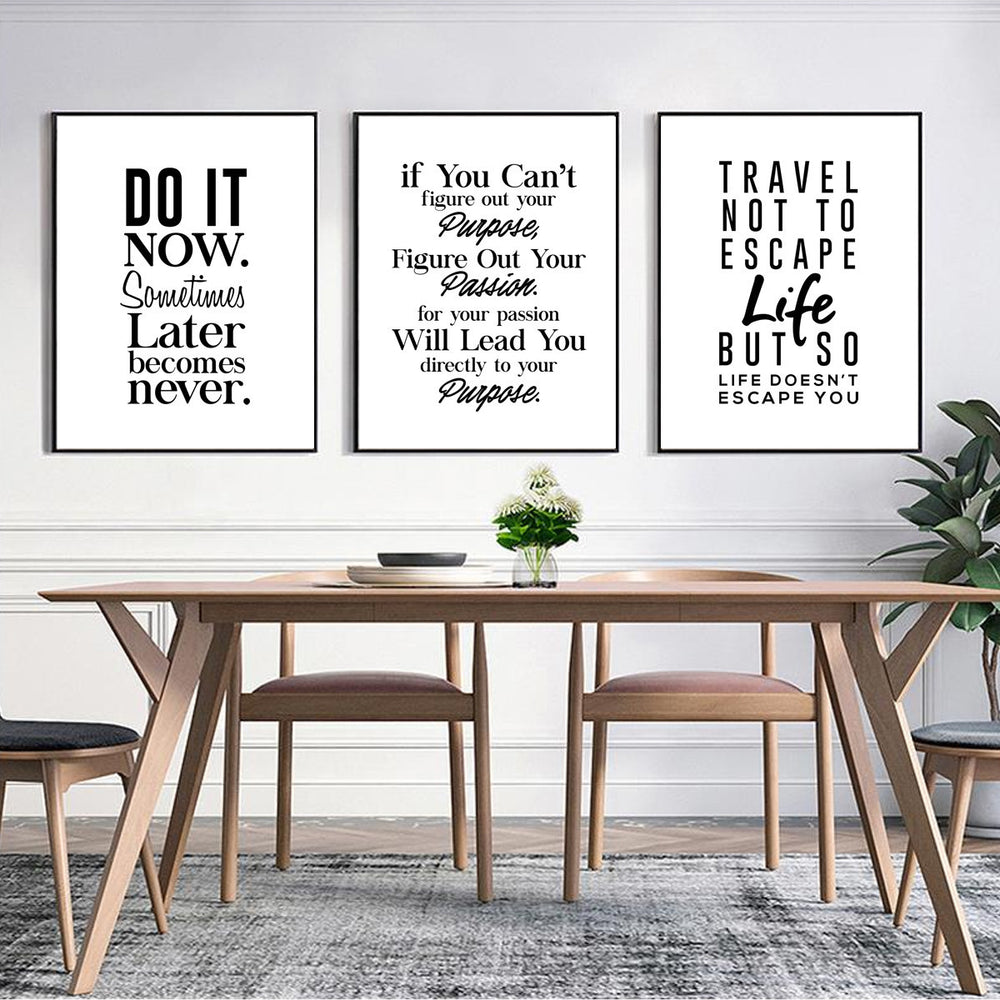 Motivational Phrase Canvas Wall-Art