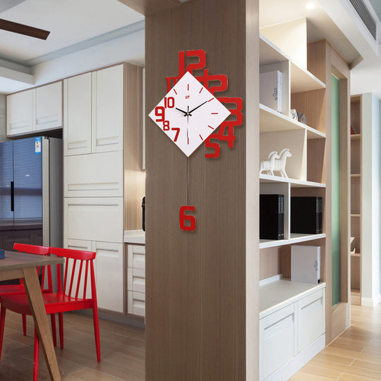 Wooden Creative Decorative Wall Clock