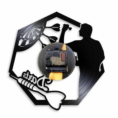 Darts Game Modern Wall Clock