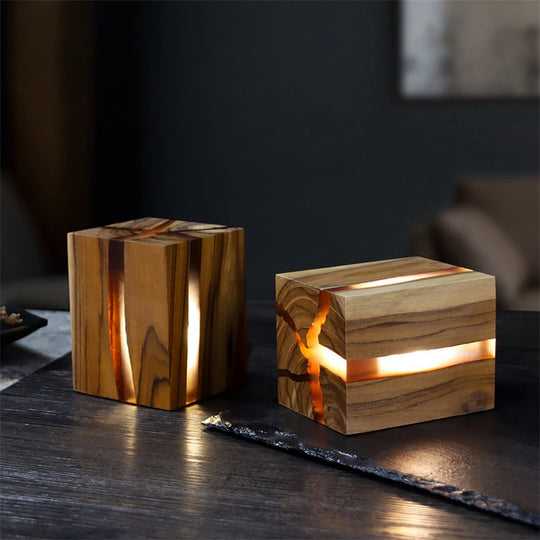 Creative, No Glare, Decorative Wood Lamp