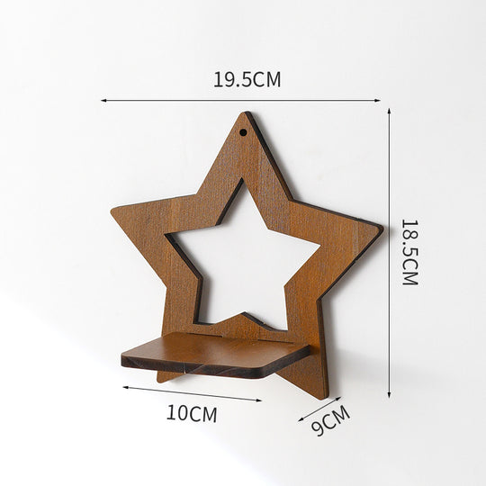 Retro Solid Wood Shelving