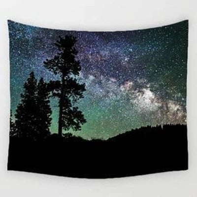 Colorful Starry Night Decorative Tapestry