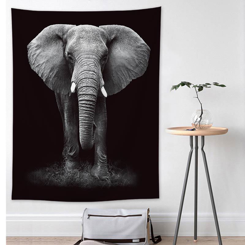 Black and White Animal Tapestries