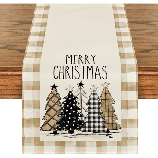 Christmas Trees, Merry Christmas Table Runner (13 X 72 Inch)