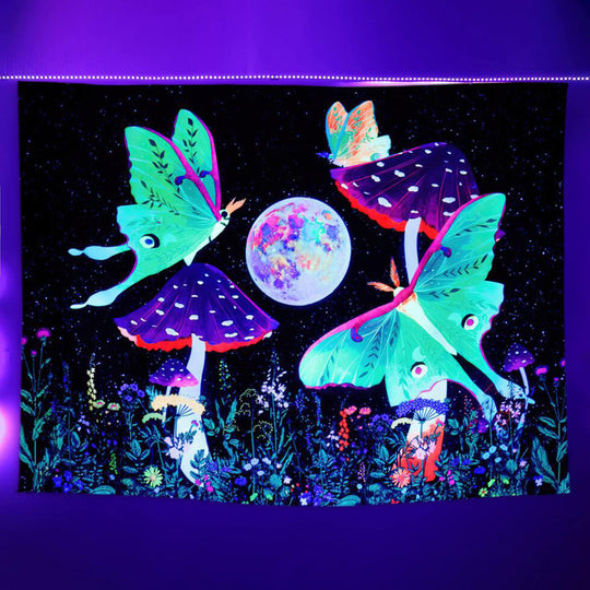 Fluorescent Mystical Tapestry