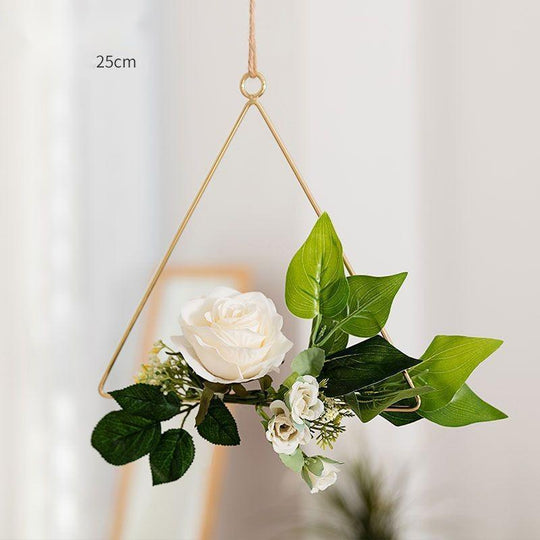 Floral hanging art decor