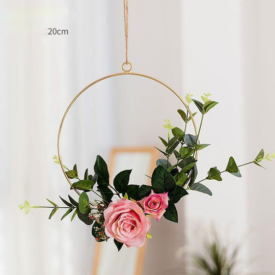 Floral hanging art decor