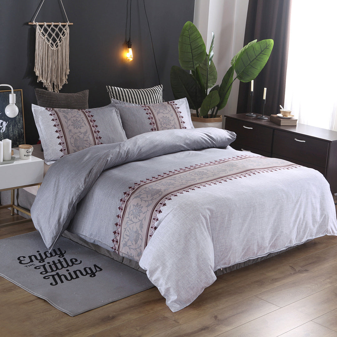 Simple Decorative Patterned Bed Set