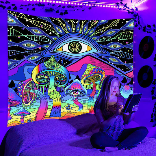 Fluorescent Mystical Tapestry