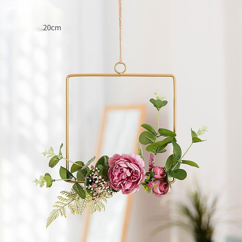 Floral hanging art decor