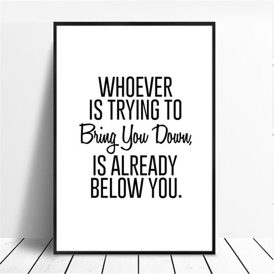 Motivational Phrase Canvas Wall-Art