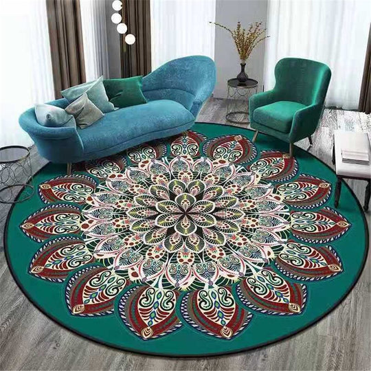 Decorative Multi-Pattern Rug
