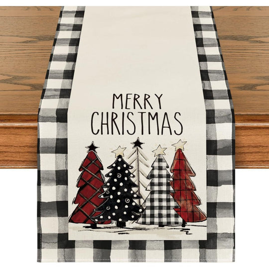 Christmas Trees, Merry Christmas Table Runner (13 X 72 Inch)