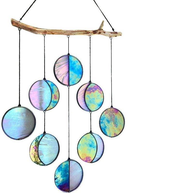 Rainbow Moon Phase Haning Wall Decor