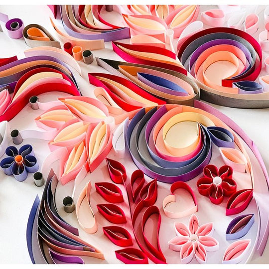 20 Inch Butterfly Quilling Illustration