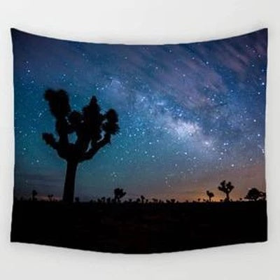 Deep Blue Desert Night Sky