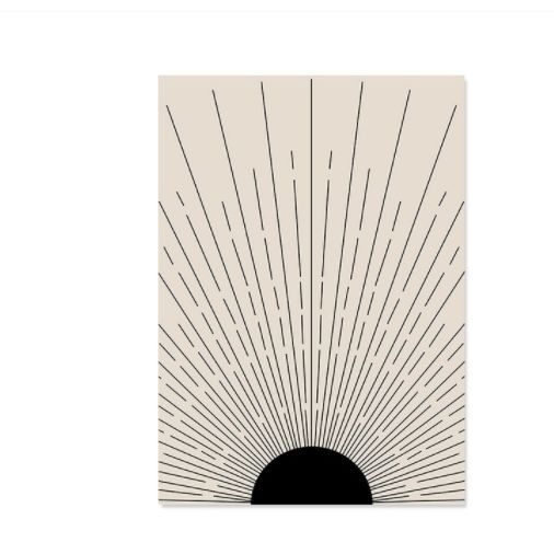 Boho Canvas Abstract Home Decor