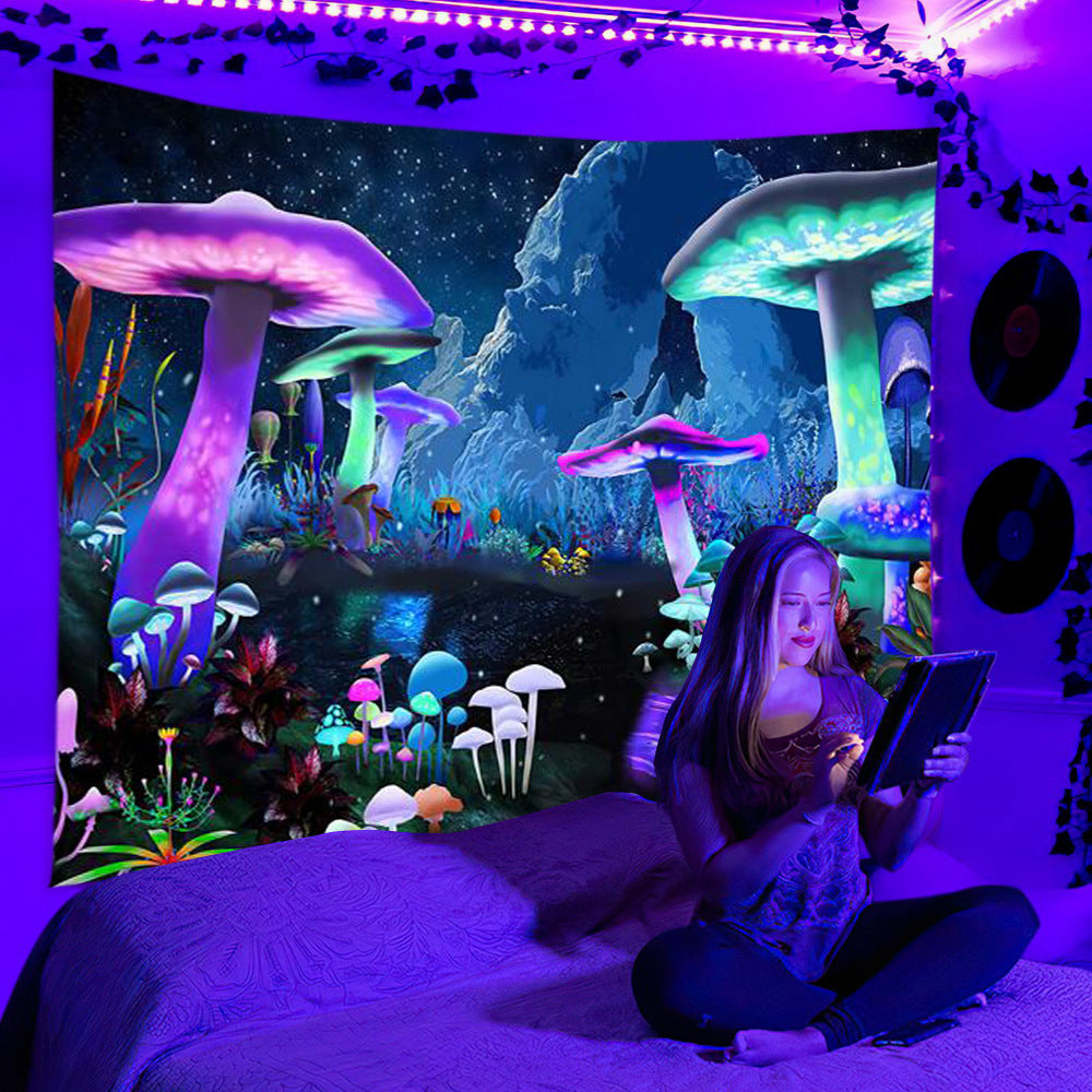 Fluorescent Mystical Tapestry