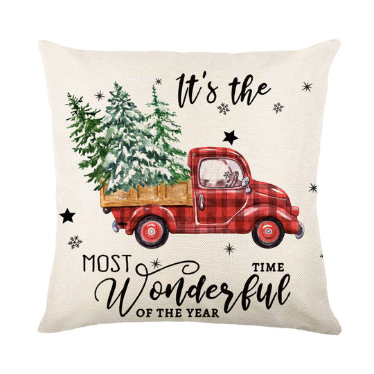 Christmas Themed Throw Pillow covers