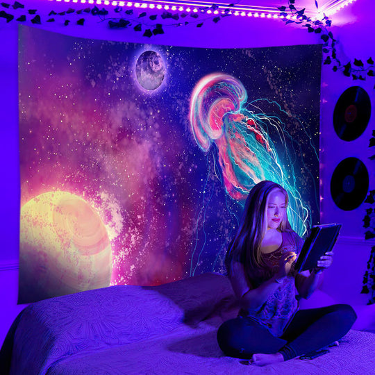 Fluorescent Mystical Tapestry