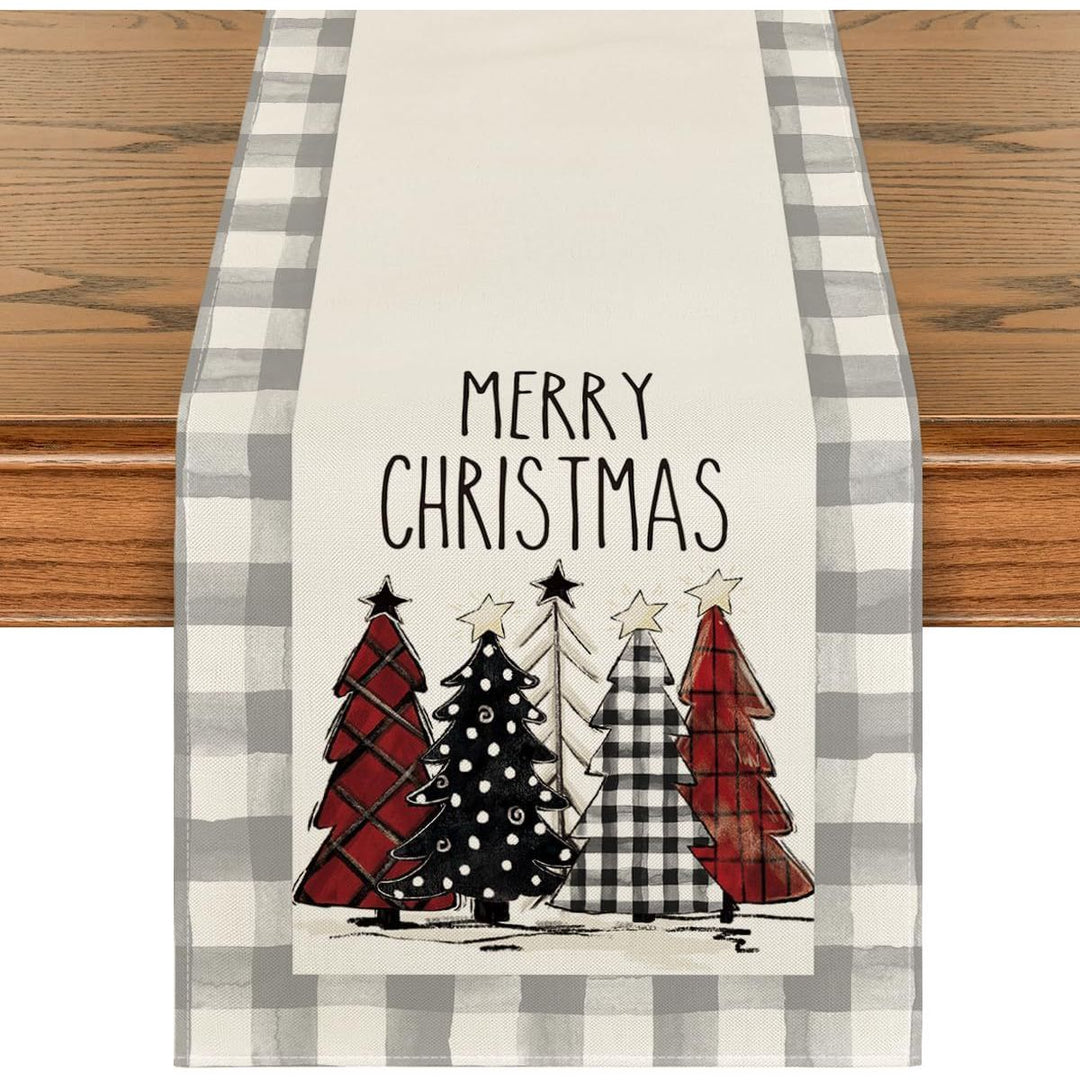 Christmas Trees, Merry Christmas Table Runner (13 X 72 Inch)