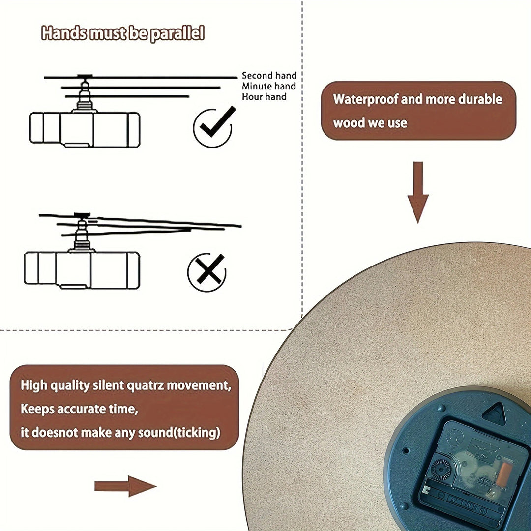 Retro Decorative Wall Clock