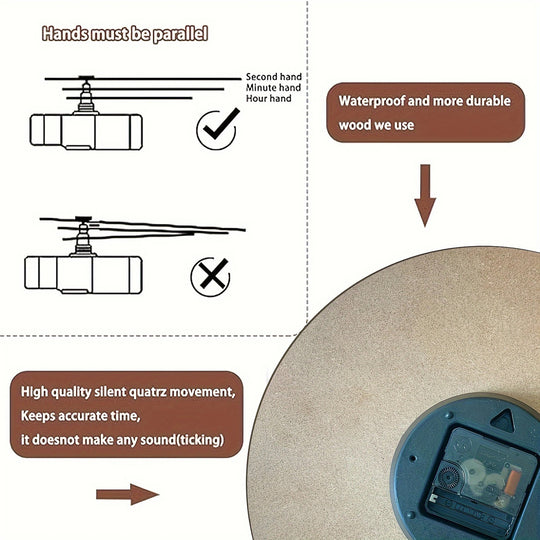 Retro Decorative Wall Clock