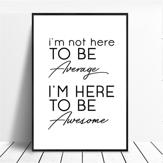 Motivational Phrase Canvas Wall-Art