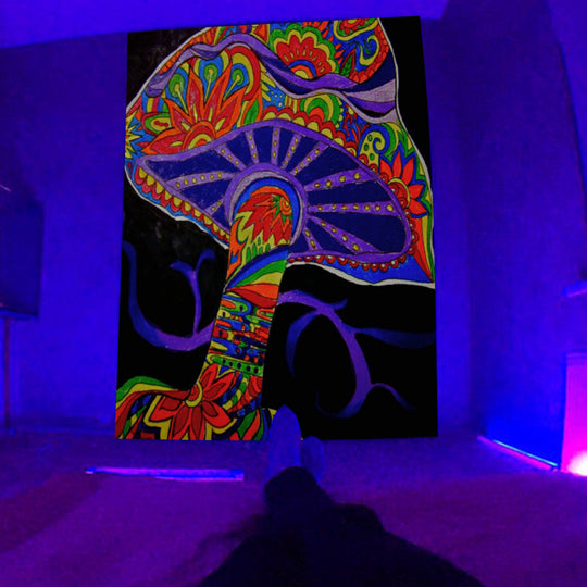 Fluorescent Dimensional Decorative Tapestry