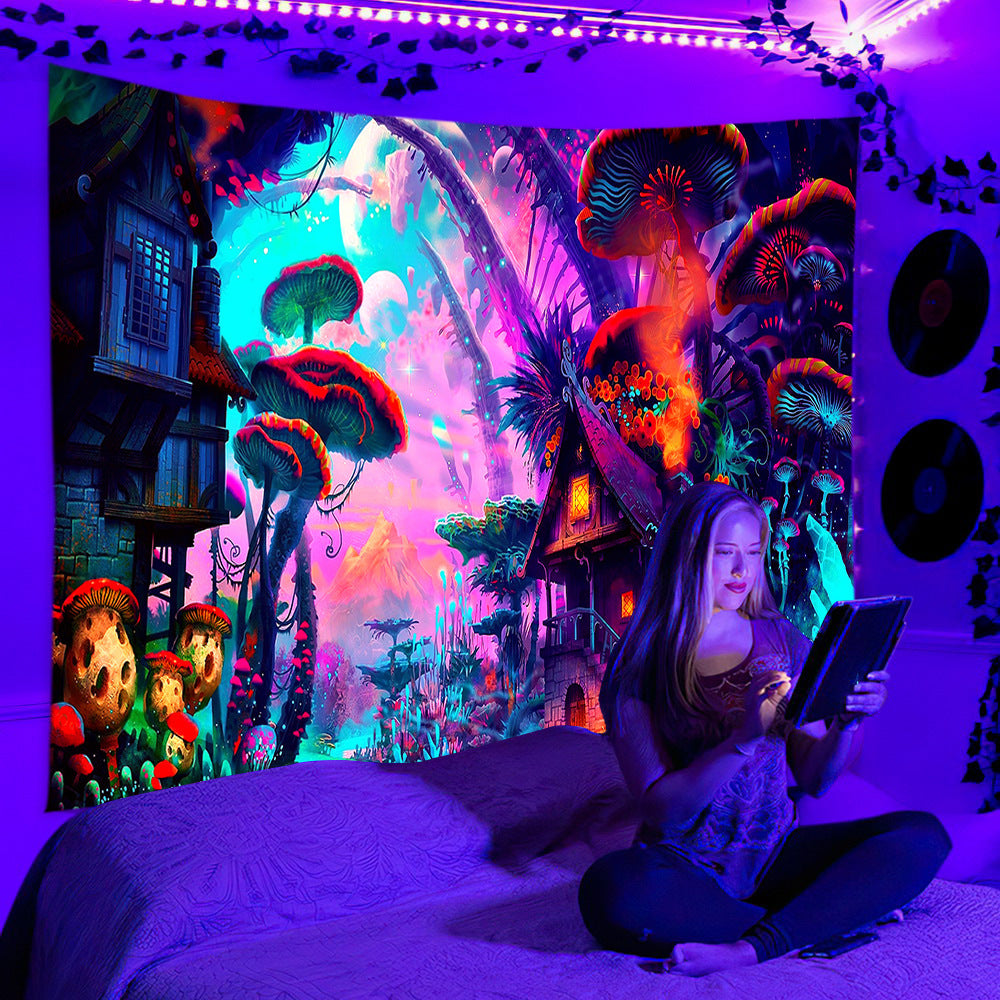 Fluorescent Mystical Tapestry