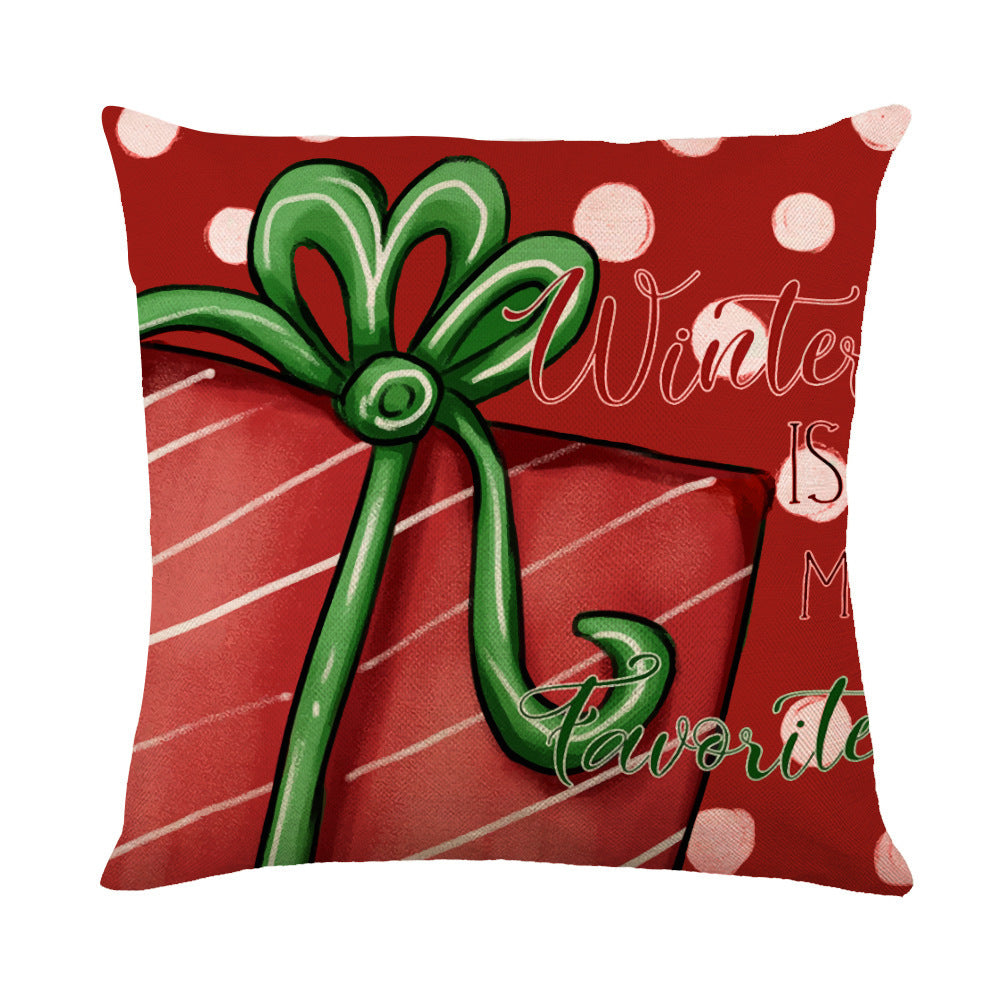 Christmas Themed Throw Pillow covers