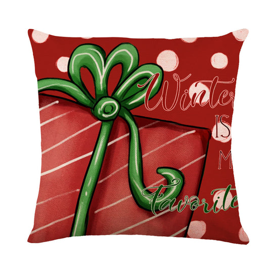 Christmas Themed Throw Pillow covers