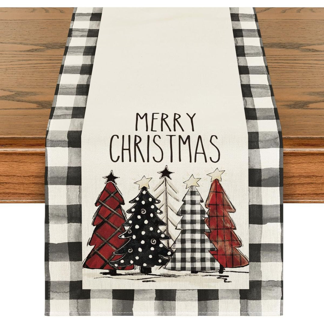 Christmas Trees, Merry Christmas Table Runner (13 X 72 Inch)