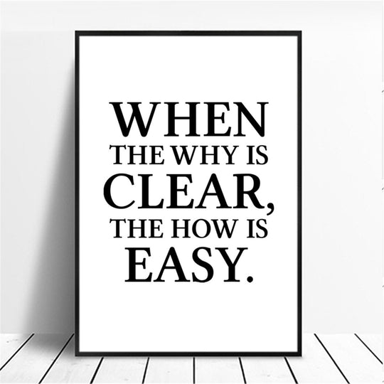 Motivational Phrase Canvas Wall-Art