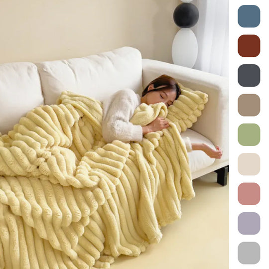 Soft Bubble Velvet Blanket