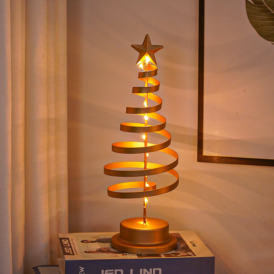 LED Spiral Christmas Tree Lamp