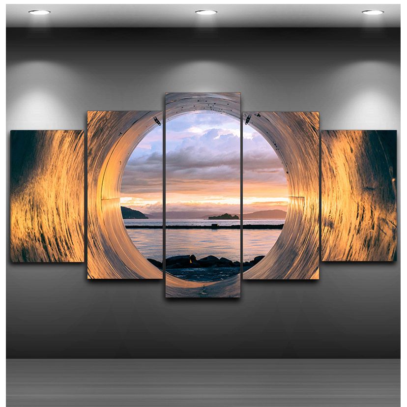 Sunset Seascape Canvas Painting