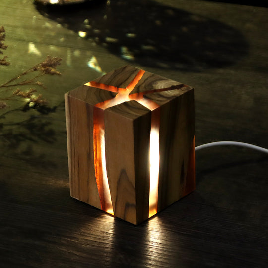Creative, No Glare, Decorative Wood Lamp