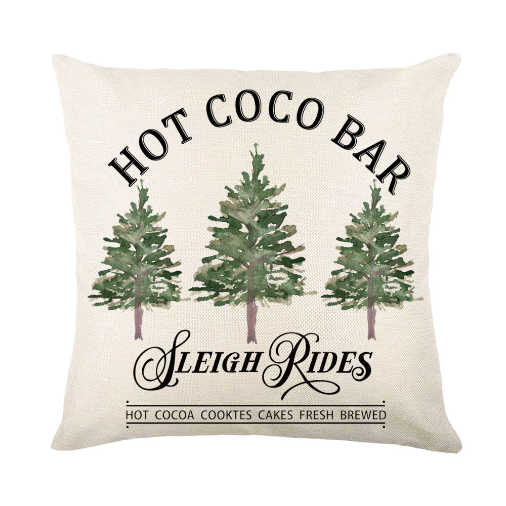 Christmas Themed Throw Pillow covers