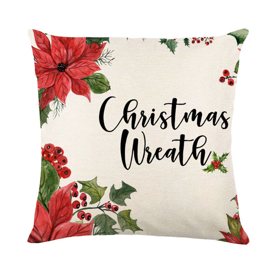 Christmas Themed Throw Pillow covers